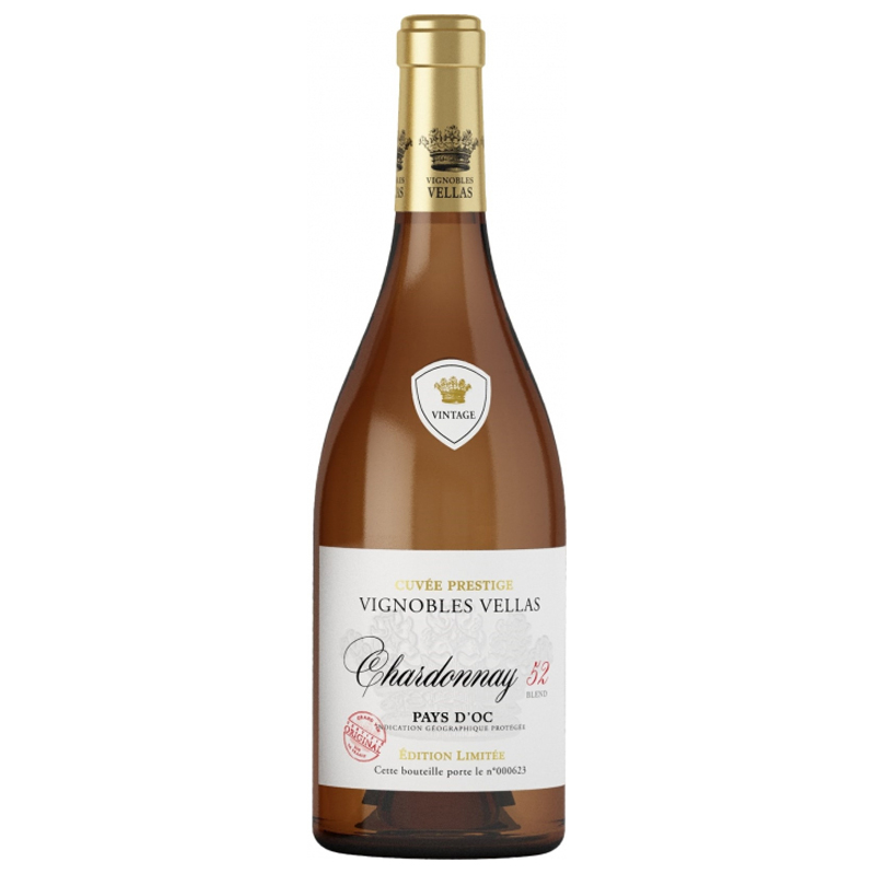 Vignobles Vellas Cuvée Prestige Chardonnay Blend 52 IGP 2020