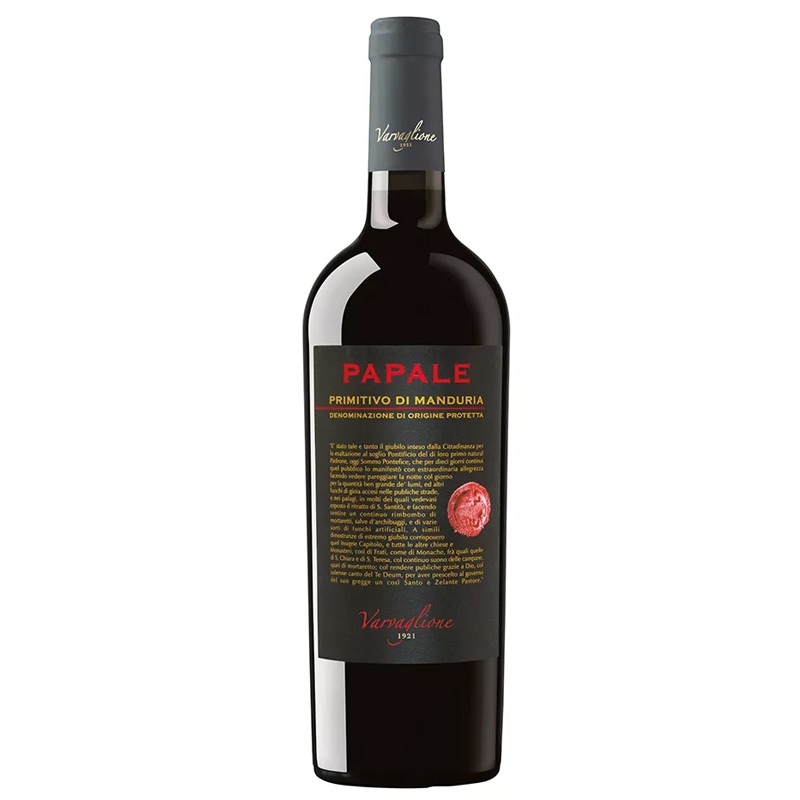 Papale Primitivo Di Manduria DOP 2015