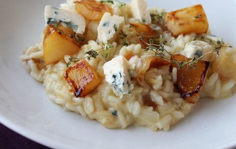 Risoto de Gorgonzola e Pêra